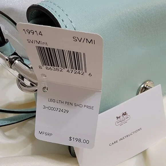 NWT Vintage COACH Legacy Penny Leather Shoulder Bag - Picture 10 of 13